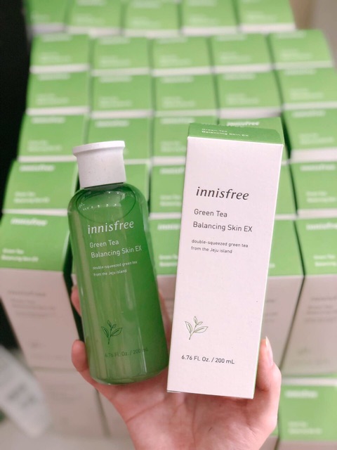 [New 2019] Nước Hoa Hồng Trà Xanh Innisfree Green Tea Balancing Skin EX