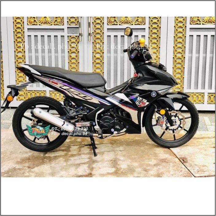 Tem Rời Exciter 150 Y15ZR Bạc đen (V)