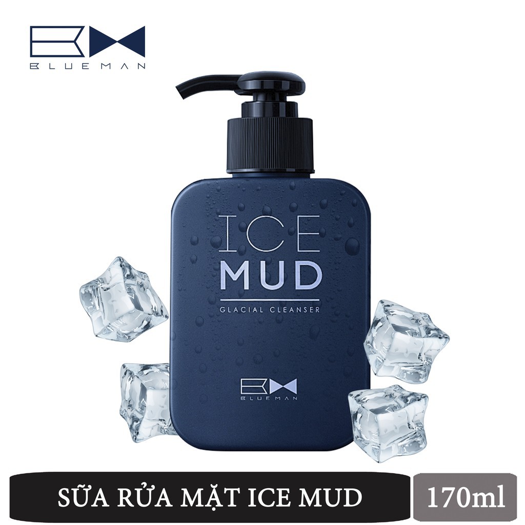 Sữa Rửa Mặt BLUEMAN Kiềm Dầu Dành Cho Nam 170ml