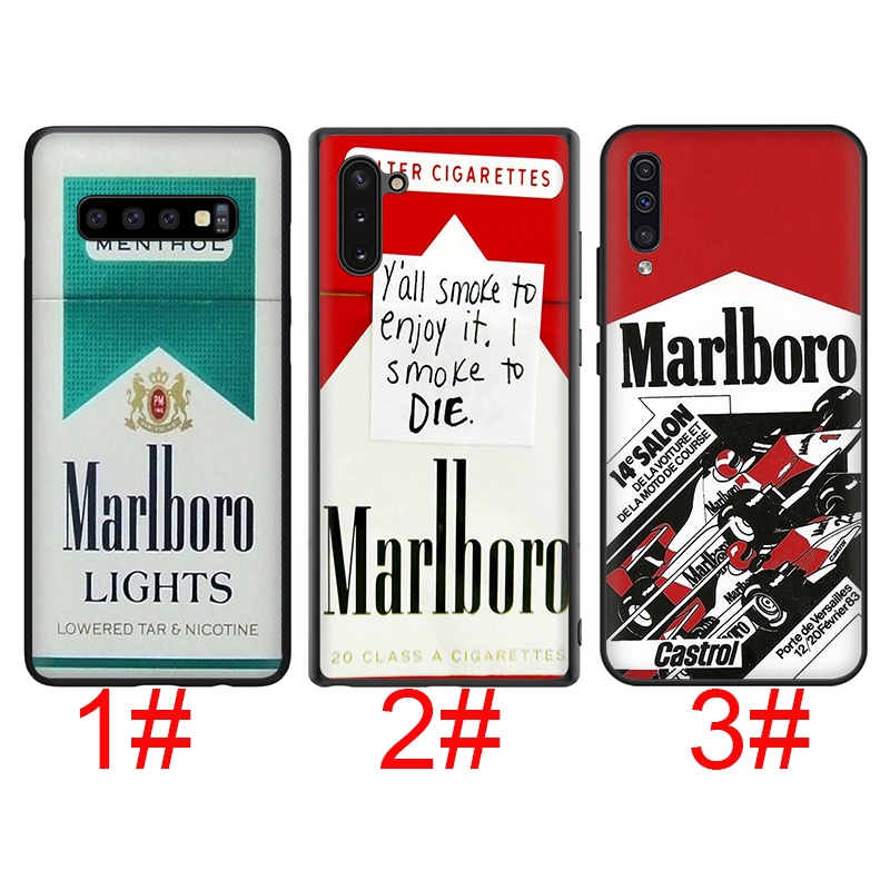 D114 Marlboro Samsung A91 A81 A71 A51 A41 A70 A70S A60 A50 A50S A40 A40S A30 A30S A20 A20S A10 A10S Soft Phone Case