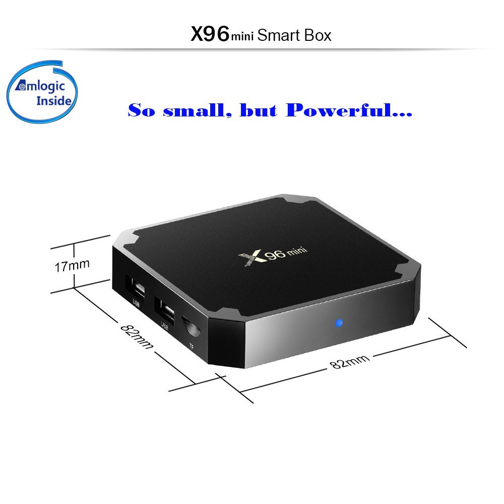 PRESTON WIFI TV box 1GB+8GB Media Player Smart TV Box S905W X96 Mini Multimedia Player Quad Core HD Video Equipments TV Receivers