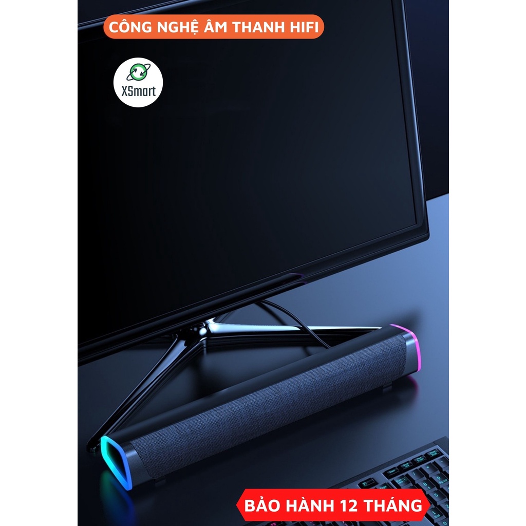 Loa Vi Tính Bluetooth Để Bàn Niye V8 LED Rgb Super Bass Cực Đẹp, Âm Thanh Siêu Hay