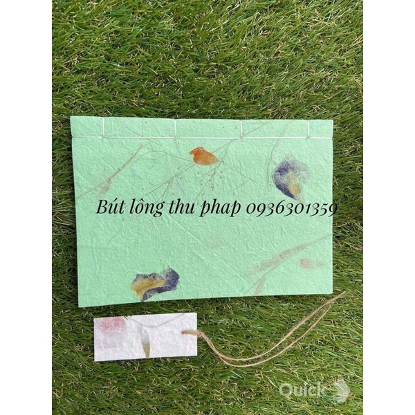 Sổ giấy xuyến khâu thủ công Hoa Tiên