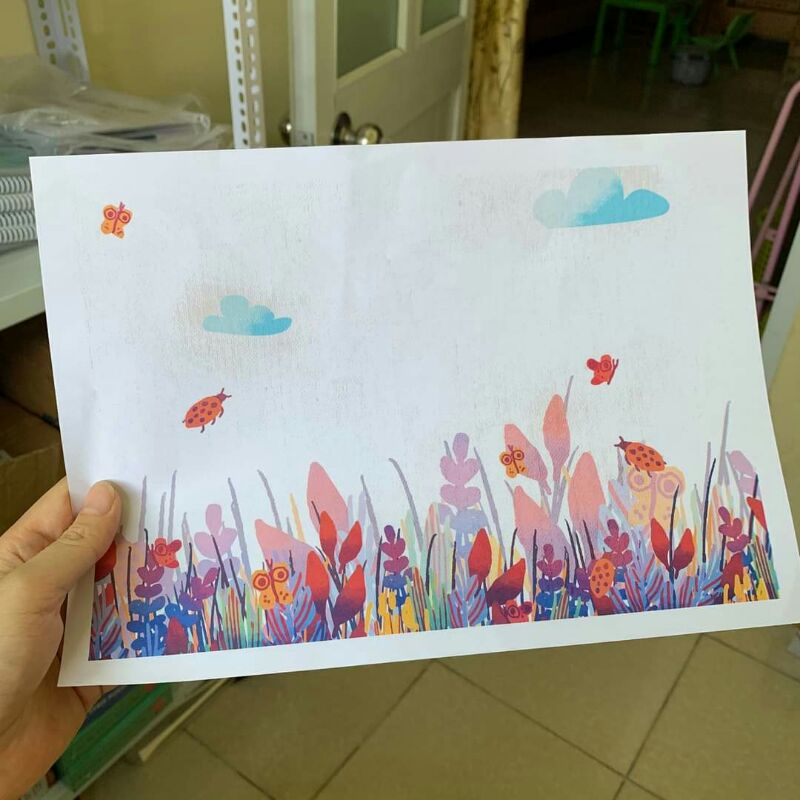 Màu Vẽ Vân Tay 12 Màu Washable Paint Pad Kèm Quà Tặng