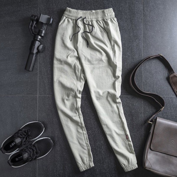 Quần jogger đũi nam thời trang, chất lượng vải tốt REVOTI J03 | BigBuy360 - bigbuy360.vn