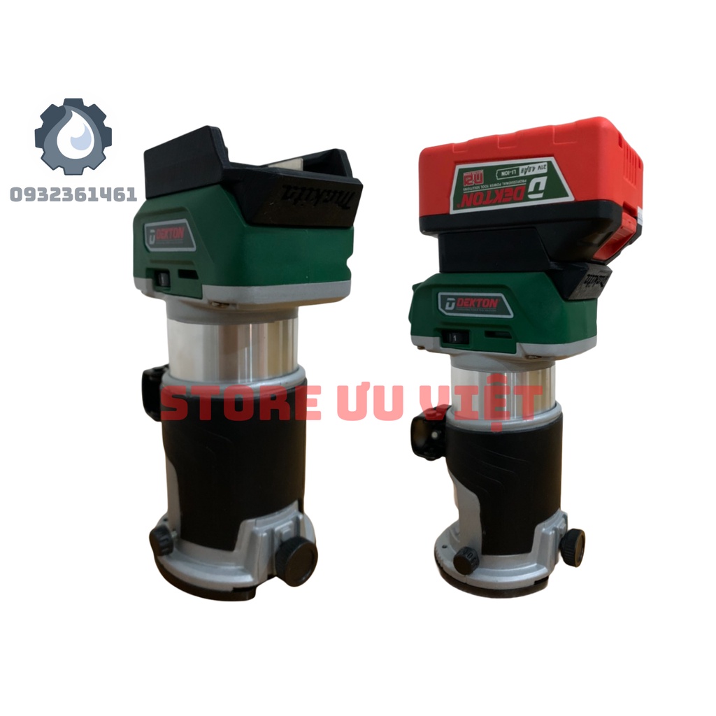 ĐẾ CHUYỂN PIN D21 DEKTON SỬ DỤNG PIN MAKTA