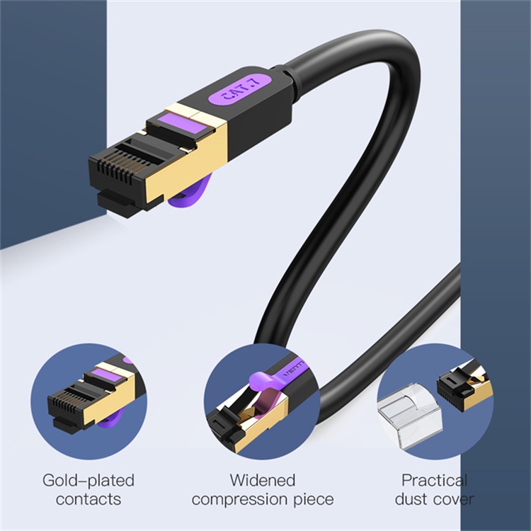 VENTION LAN 10Gbps Dây cáp mạng RJ45 SSTP CAT7 tốc độ cao