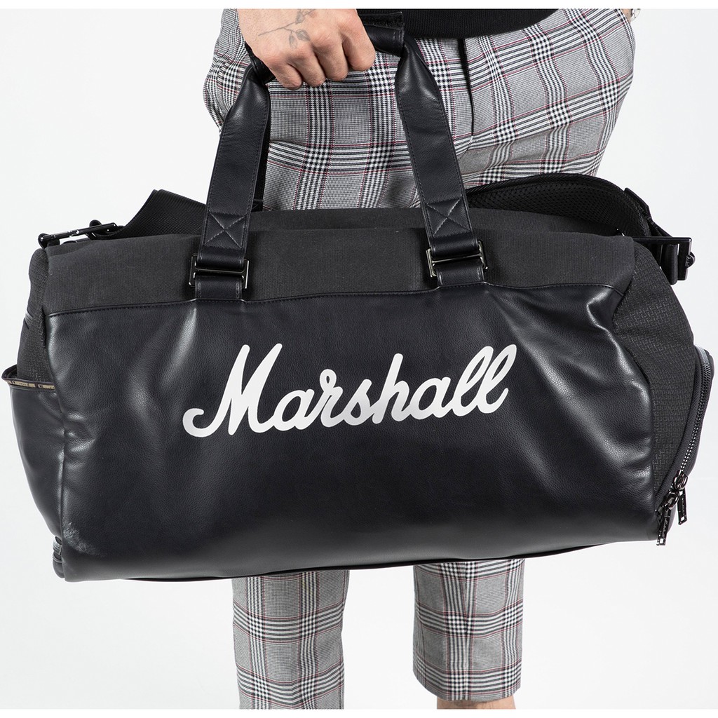 [Mã BMBAU200 giảm 200K đơn 699K] Túi Trống Marshall Uptown Duffel - Black &amp; White