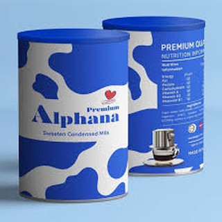 Combo 2 hộp sữa đặc premium creamer alphana hạng nhất 1kg
