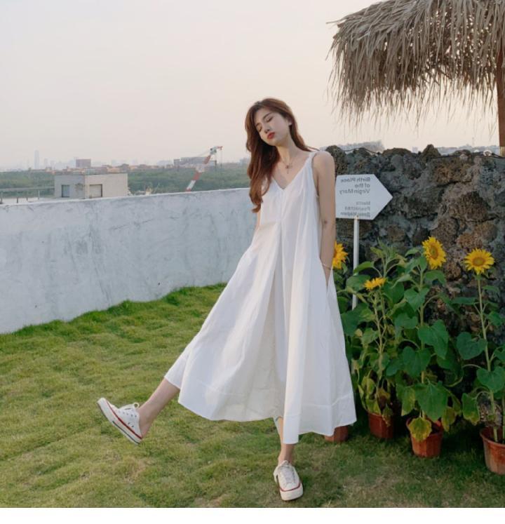 Đầm dài phong cách nữ tính mùa hè