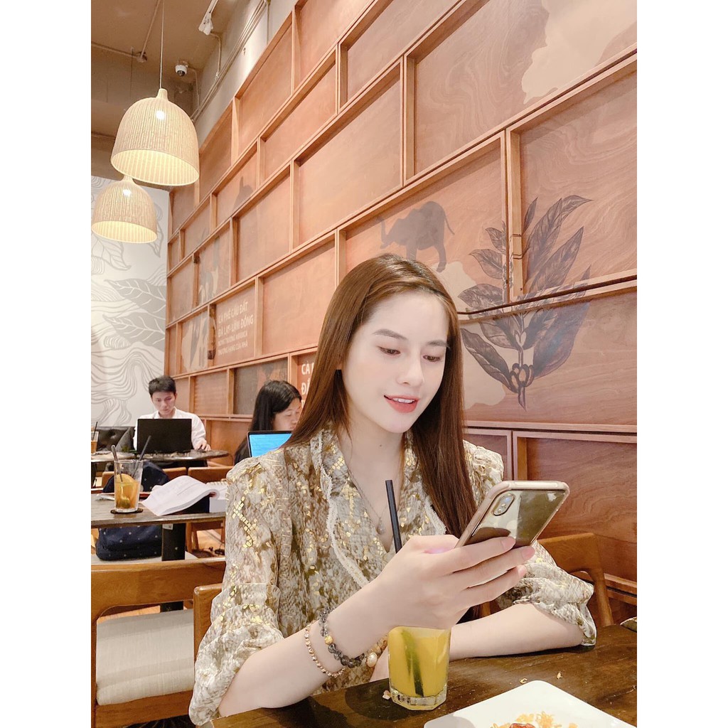 Áo sơ mi rắn kim sa