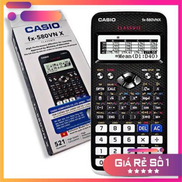 [SIÊU RẺ] Máy tính Casio fx-580 chính hãng [CHẤT LƯỢNG]