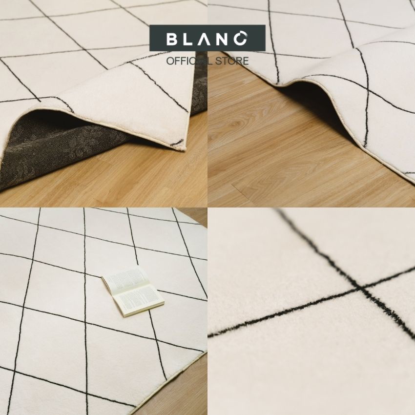 Thảm Trải Sàn Phòng Khách Nordic BLANC'