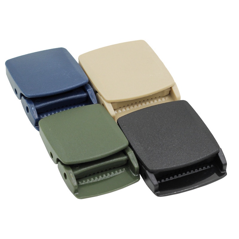 Set 3 Đầu Khóa Thắt Lưng Bằng Nhựa Nilon Thay Thế Cho Tất Cả Loại Vải Rộng 3.8cm