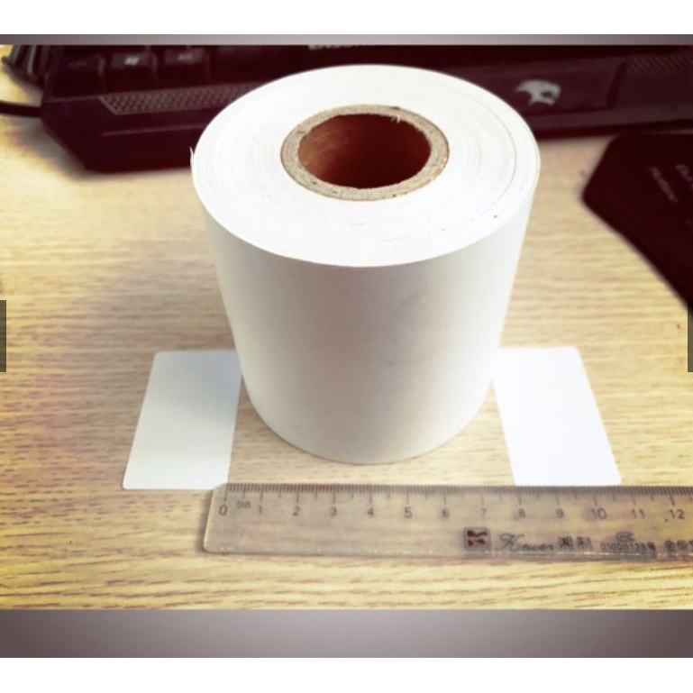 Giấy in liên tục , K79  30 mét- Giấy In Nhiệt K80 có Keo Dán- Decal K80, Giấy in đơn Livestream k75, k80 in đơn