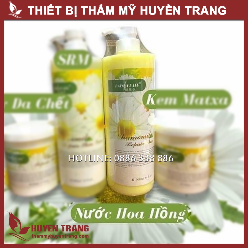 Nước Hoa Hồng Cho Da Dầu - Bộ Chăm Sóc Da Hoa Cúc - Thẩm Mỹ Huyền Trang NANOCEE