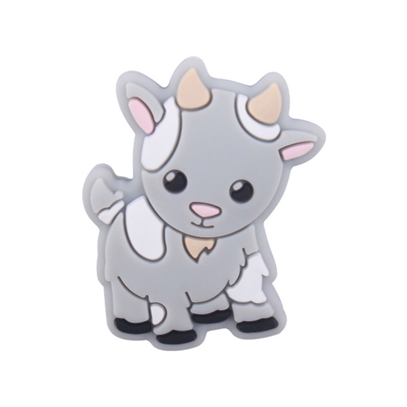 Đồ Chơi Ngậm Nướu Hình Động Vật Bằng Silicone Phối Chuỗi Hạt Độc Đáo DIY