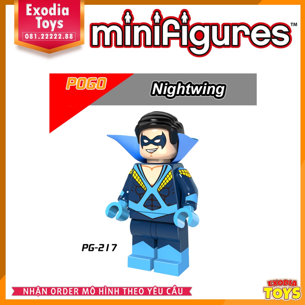 Xếp hình Minifigure nhân vật siêu anh hùng Marvel và DC Comics - Đồ Chơi Lắp Ghép Sáng Tạo - POGO 8058