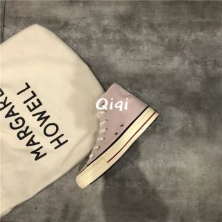 Giày Thể Thao Ulzzang Dáng Converse Tím Nhạt