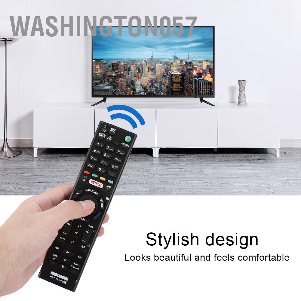 Washington057 Smart TV Remote Control for Sony RMT-TX100D RMT-TX101J RMT-TX102U RMT-TX102D RMT-TX101D