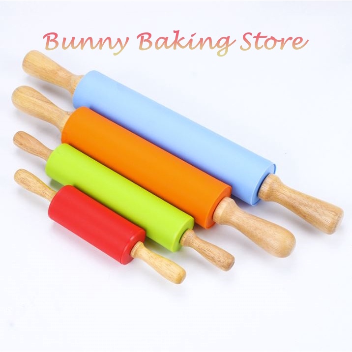 Cây lăn bột mì làm bánh bằng silicon