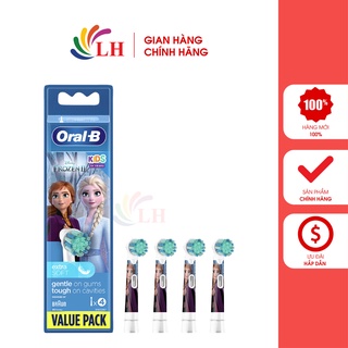 Đầu bàn chải thay thế bàn chải điện trẻ em Oral-B Disney Frozen Extra Soft - Thiết kế màu sắc phù hợp