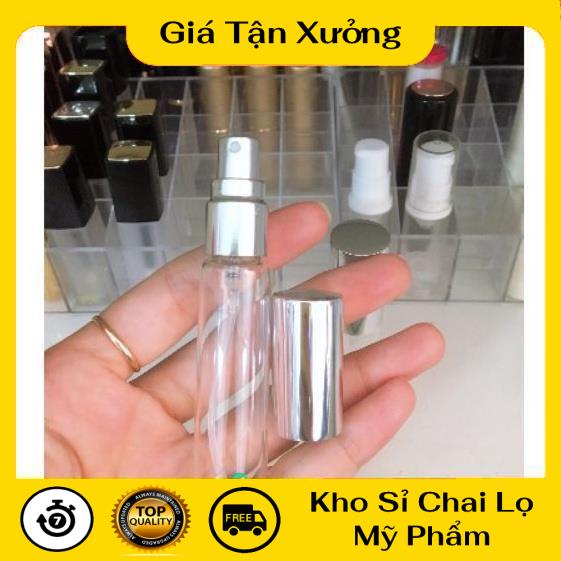 Lọ Chiết Nước Hoa ❤ TRÙM SỈ ❤ Chai lọ chiết nước hoa thủy tinh Tròn 10ml, phụ kiện du lịch