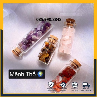 [HOT] Hũ đá mini thanh tẩy tarot, đá vụn tự nhiên