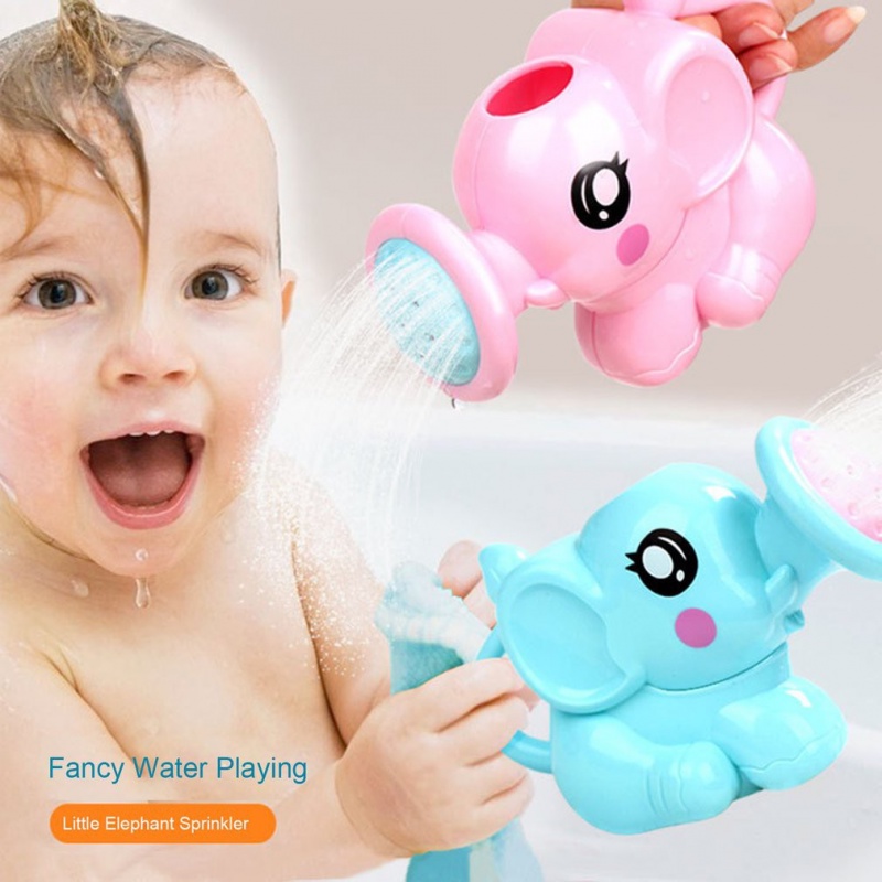 Baby Bath Toys Cute Plastic Elephant Shape Animal Kids Bathroom Water Spray Toy Shower Bathing