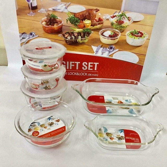 Set 6 món Lock&Lock