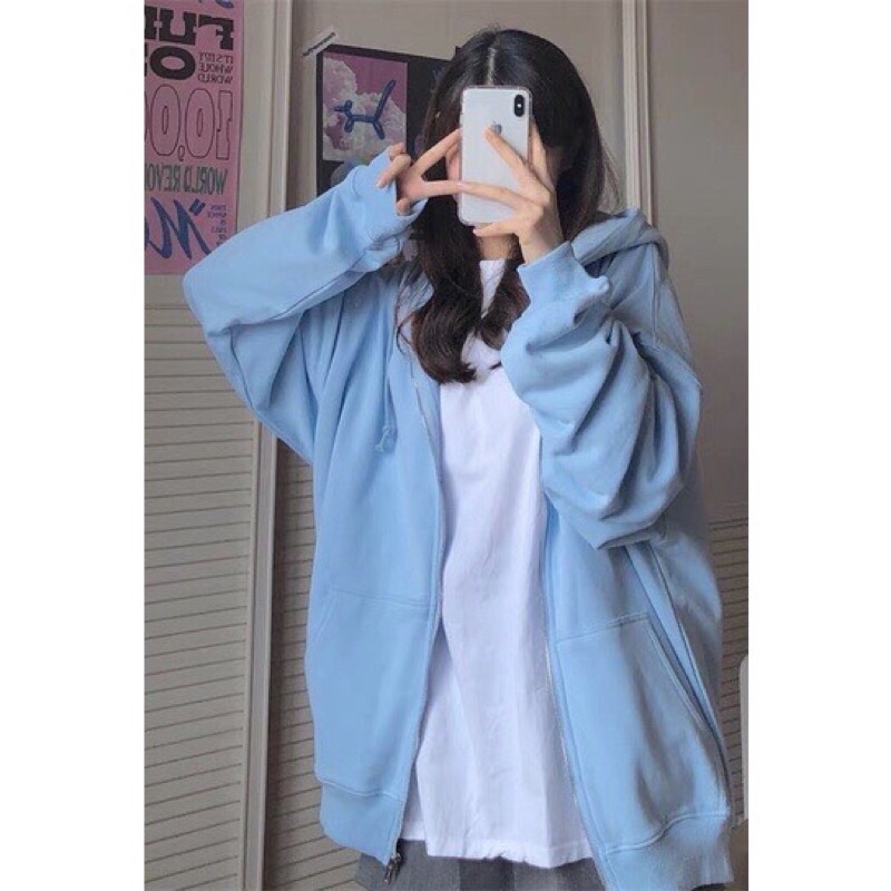 [FREESHIP - HÀNG LOẠI 1] ÁO KHOÁ NỈ CÓ MŨ 7 MÀU SIÊU XINH | BigBuy360 - bigbuy360.vn