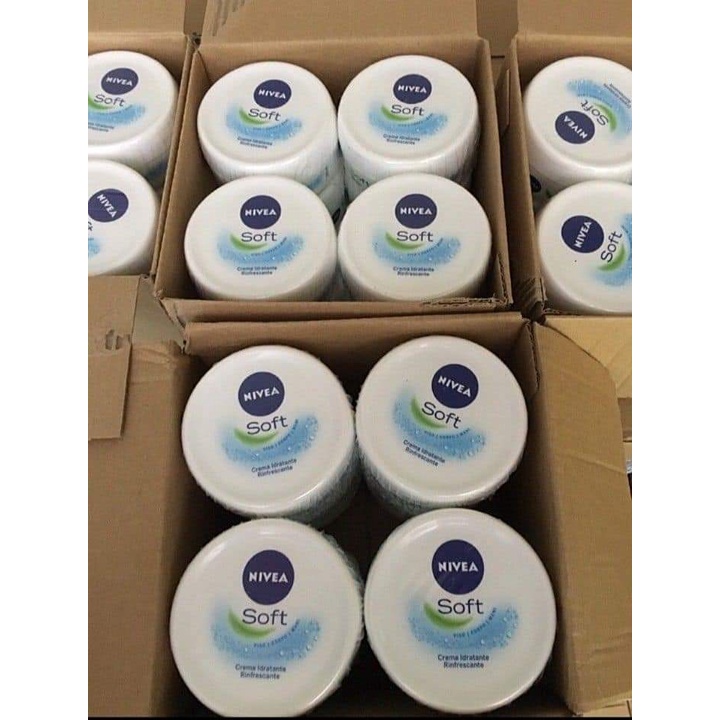 Kem dưỡng da Nivea Soft 200ml dưỡng ẩm chống nẻ chống khô da