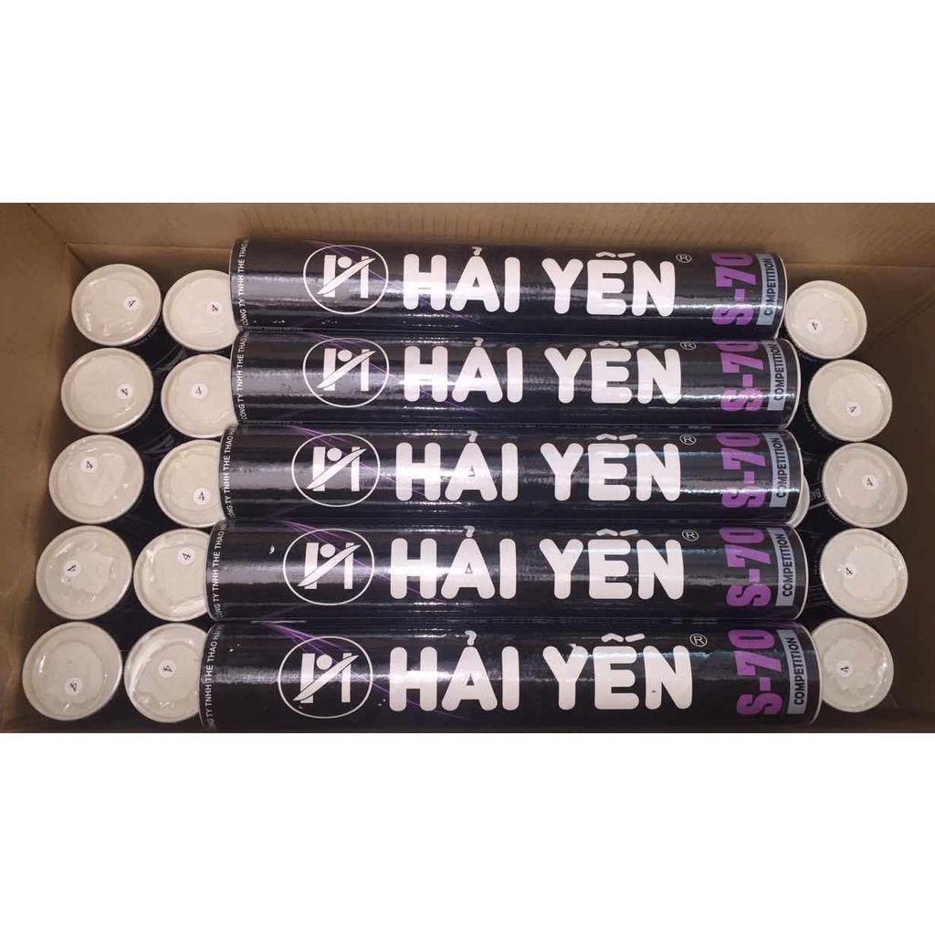 Ống cầu lông Hải Yến - Dòng S70 hộp 12 quả