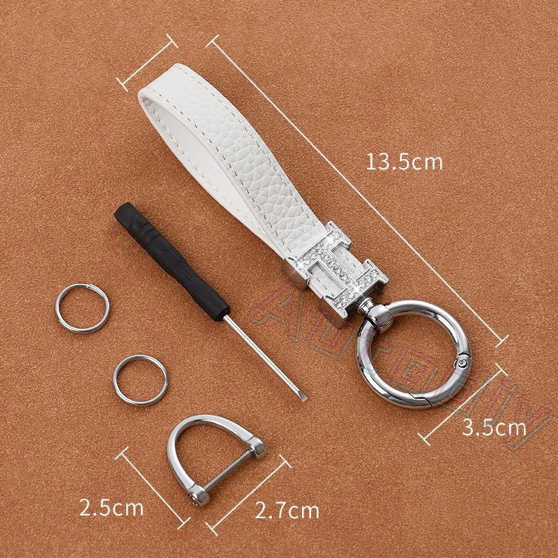 Móc Chìa Khóa Xe Hơi Hình Chữ H Đính Đá Sáng Tạo Chất Lượng Cao
