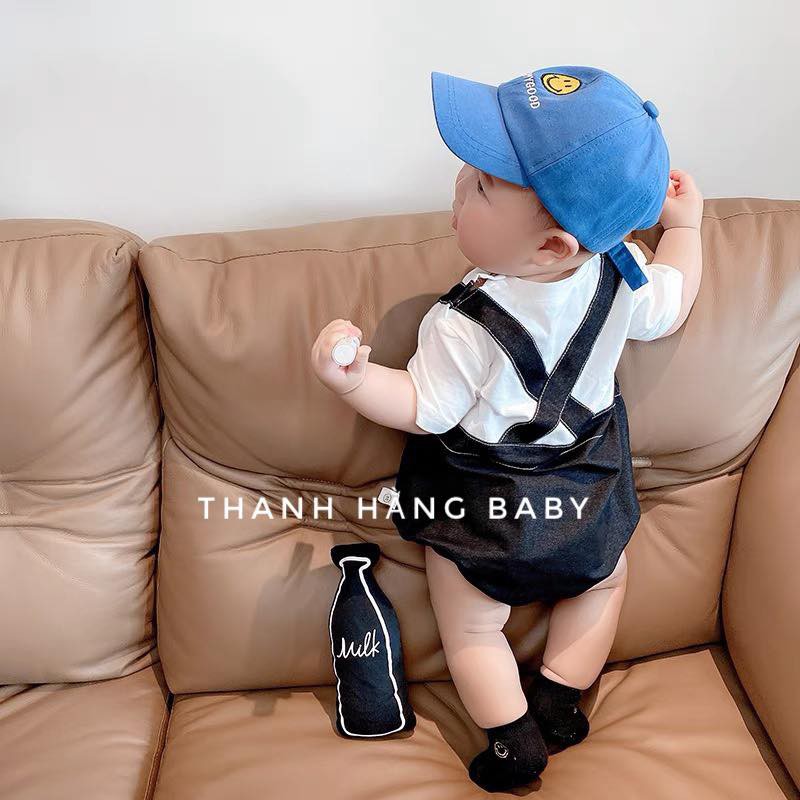 Body Yếm Cho Bé, Body Liền Áo Mặc Đi Chơi Cho Bé Thanh Hằng Baby 7 Đến 15 Kg