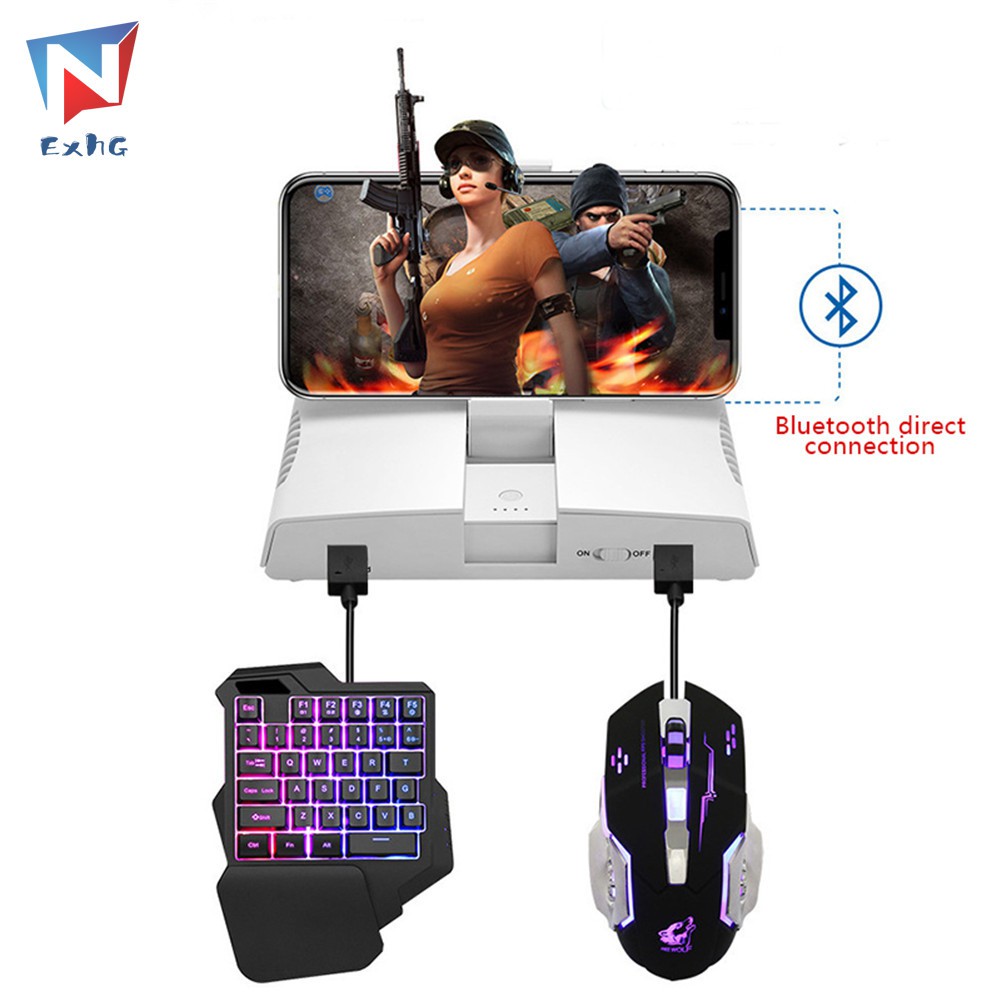 Bàn phím cơ chơi game 1 tay nhỏ có đèn sáng chất lượng cao tiện lợi
