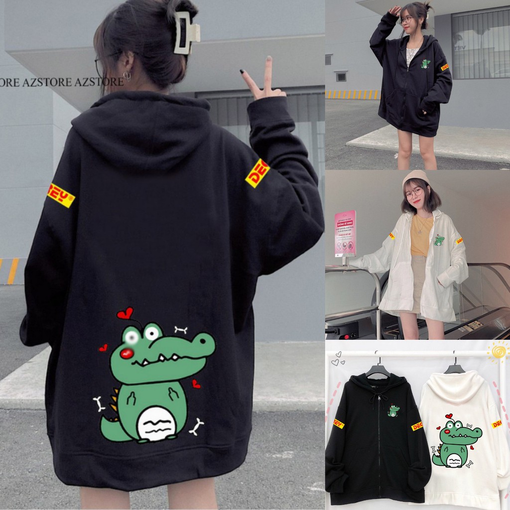 [Kèm Quà] Áo Hoodie Nỉ - Áo Khoác Nỉ Nam Nữ Unisex CROCODILE 2 Màu Cực Hot - AK.STORE | BigBuy360 - bigbuy360.vn