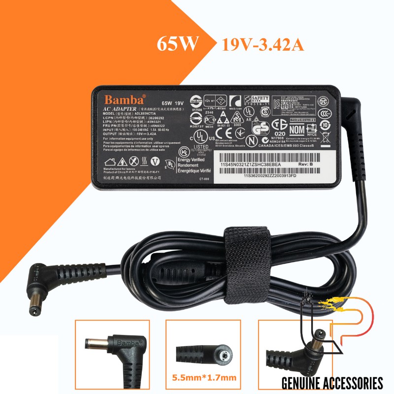 BỘ SẠC LAPTOP ACER 19V - 3.42A - ADAPTER DÙNG CHO LAPTOP ACER 19V - 3.42A