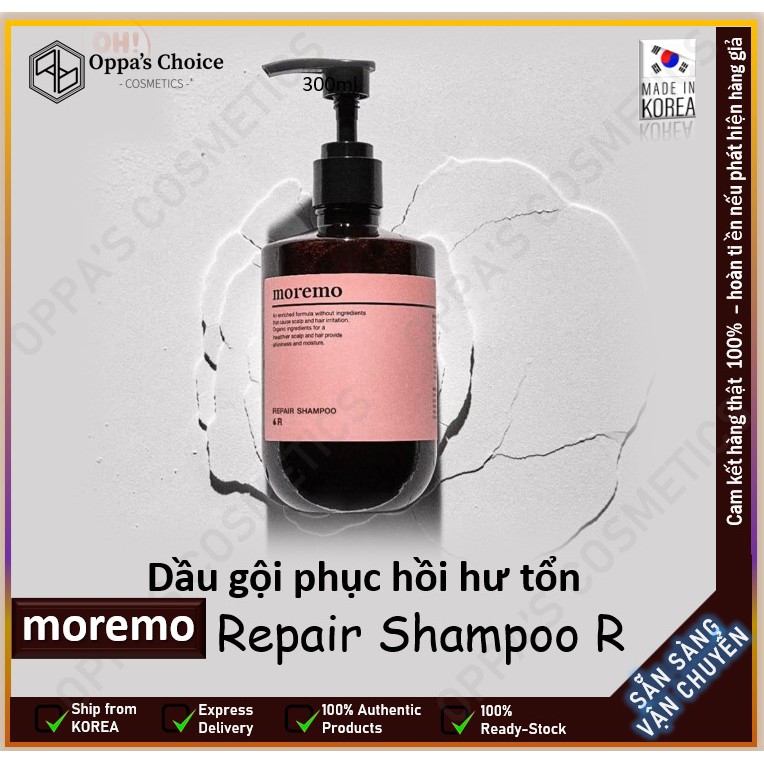 DẦU GỘI Phục Hồi HƯ TỔN MOREMO Repair Shampoo R 300ml