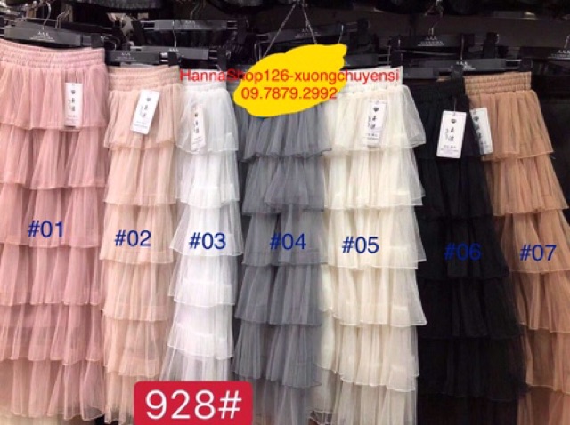 Chân váy voan nhiều tầng hàng Quảng Châu | BigBuy360 - bigbuy360.vn