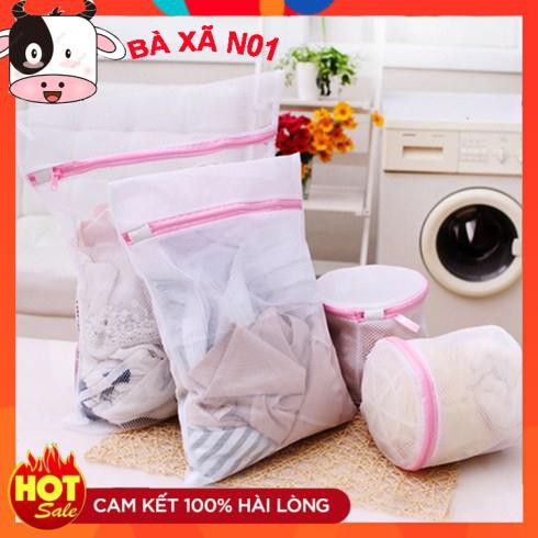 Combo 4 Túi lưới giặt quần áo, đồ lót
