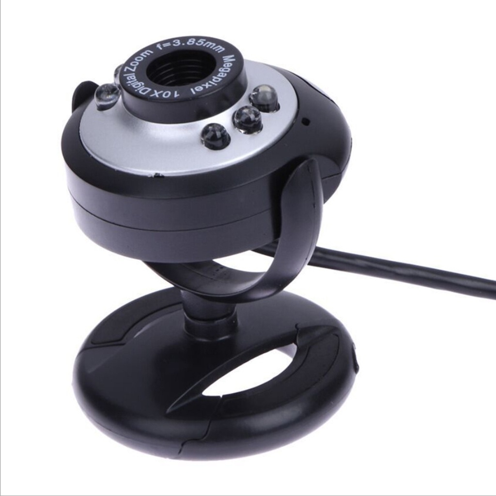 Webcam 10X Lzdjhyke1 USB 2.0 Kẹp Máy Tính Có Micro Cho PC