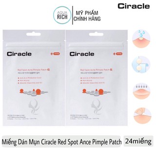 Miếng Dán Mụn Ciracle Red Spot Acne Pimple Patch - 24 Miếng