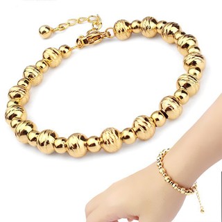 Lắc tay bi mạ vàng cao cấp