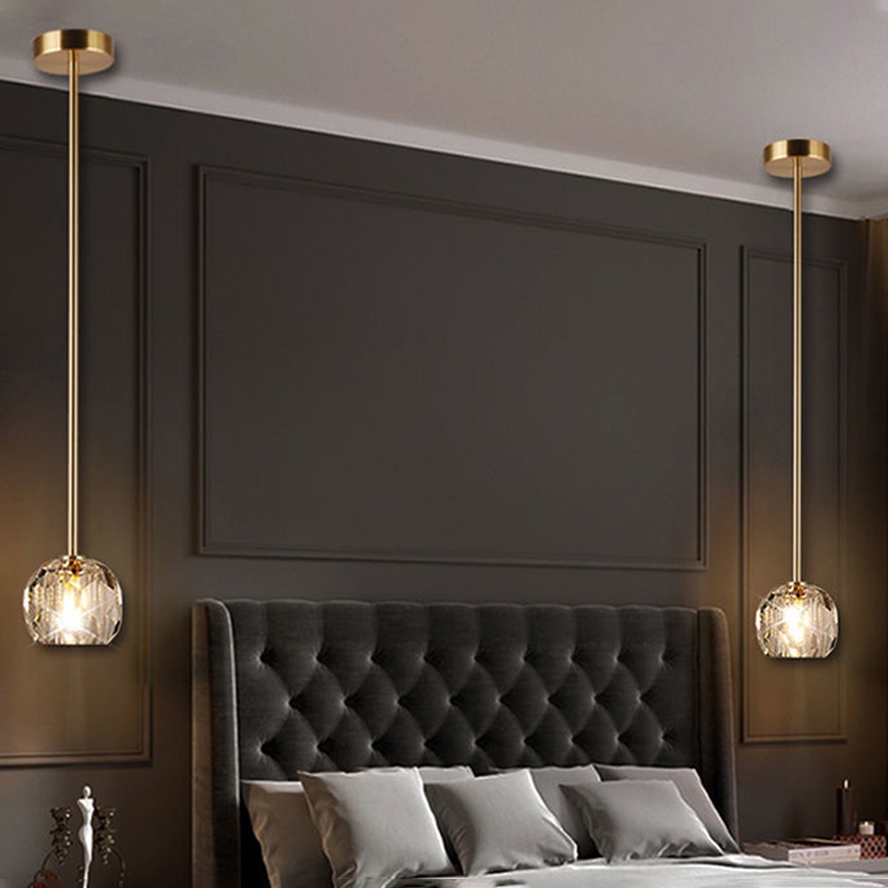 Đèn thả pha lê Bắc Âu Đèn Decor PhòNg Ngủ Đèn Thả PhòNg KháCh Hiện Đại Đèn Thả Phòng Ngủ Đèn Thả Bàn Ăn