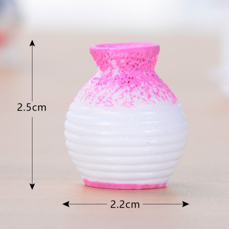Chậu Cây Bonsai Mini Bằng Nhựa Resin Dùng Trang Trí Tiểu Cảnh DIY