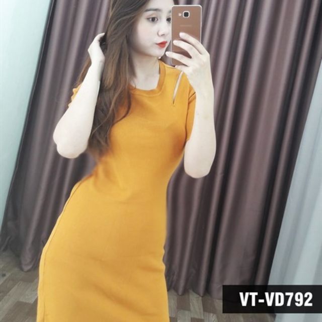 Đầm len body quảng châu
