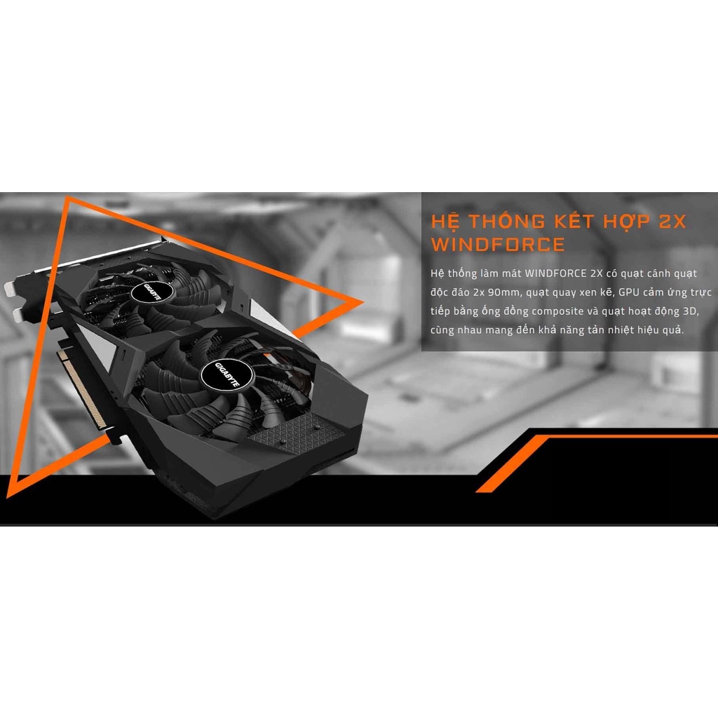 VGA Card màn hình Gigabyte GeForce GTX 1660 SUPER OC 6G 2FAN hàng chính hãng - Bảo hàng toàn quốc 36 tháng