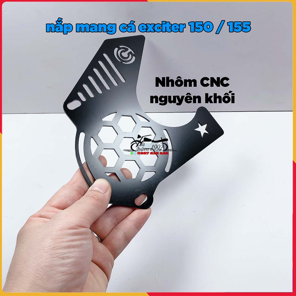 Nắp Mang Cá Exciter 150 , Ex 155 Kiểu RCB Nhôm CNC Nguyên Khối