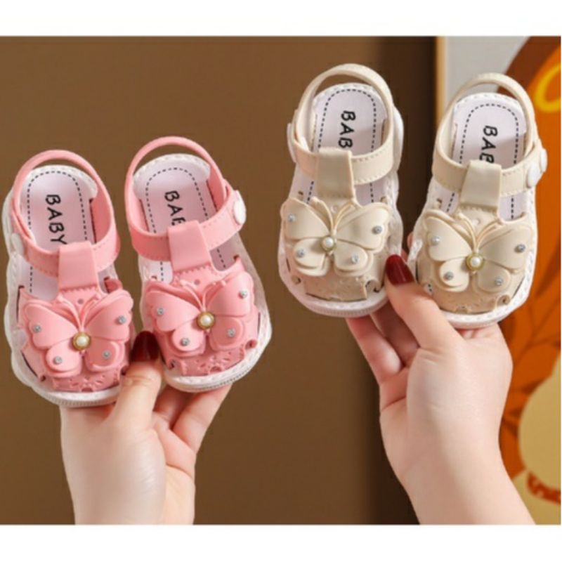 💞sandan tập đi hình nơ cúc bấm bé gái